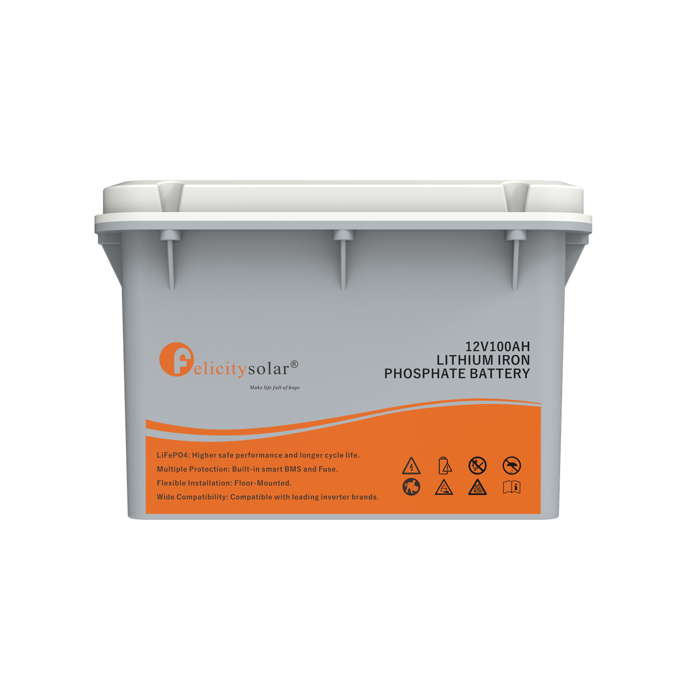 Акумулятор Felicity Solar FLA12100PG2 - Акумулятори LiFePO4 Felicity