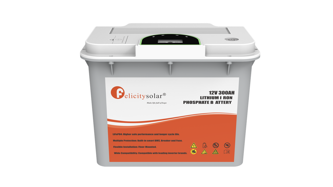 Акумулятор Felicity Solar FLA12300 - фото 2